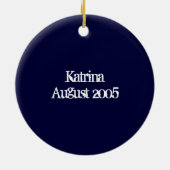 Orkaan Katrina Satellite Afbeelding, augustus 2005 Keramisch Ornament (Achterkant)