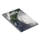 Orkaan Katrina Satellite Afbeelding, augustus 2005 Notitieboek (Rechterzijde)