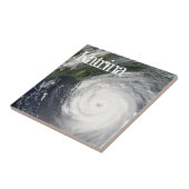 Orkaan Katrina Satellite Afbeelding, augustus 2005 Tegeltje (Zijkant)