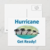 orkaan. Klaar! Briefkaart (Voorkant / Achterkant)