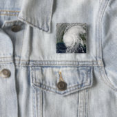 Orkaan Lili 3 Vierkante Button 5,1 Cm (In situ)