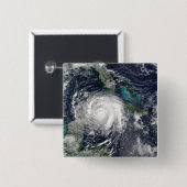 Orkaan Lili 4 Vierkante Button 5,1 Cm (Voorkant /achterkant)