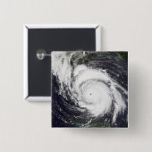 Orkaan Lili 5 Vierkante Button 5,1 Cm (Voorkant /achterkant)