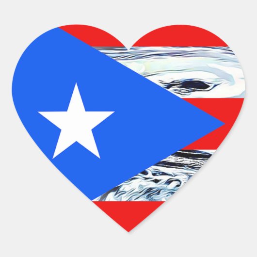 Orkaan Maria 2017 Puerto Rico Stickers (Voorkant)
