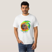 ORKAAN MICHAEL SURVIVOR op uw locatie T-shirt (Voorkant volledig)