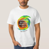 ORKAAN MICHAEL VRIJWILLIGER op uw locatie T-shirt (Voorkant)