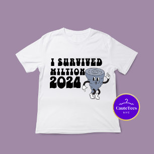 Orkaan Milton Retro Style 2024 T-shirt