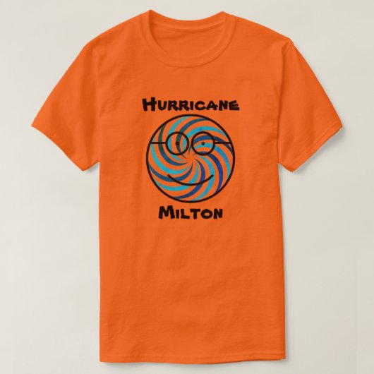 Orkaan Milton Survivor Florida Storm T-shirt (Design voorkant)