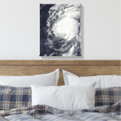 Orkaan Neki ten westen van Hawaii Canvas Afdruk (Insitu (Slaapkamer))
