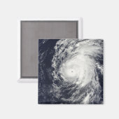 Orkaan Neki ten westen van Hawaii Magneet (Voorkant / Achterkant)