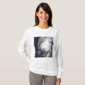 Orkaan Neki ten westen van Hawaii T-shirt (Voorkant volledig)