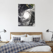 Orkaan Norbert uit Mexico Canvas Afdruk (Insitu (Slaapkamer))