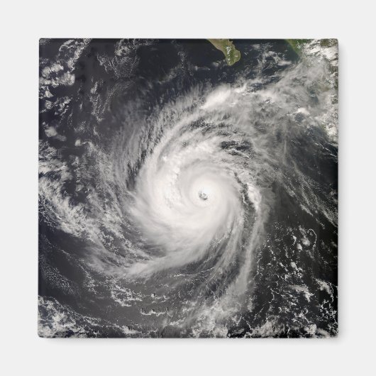 Orkaan Norbert uit Mexico Magneet (Voorkant)