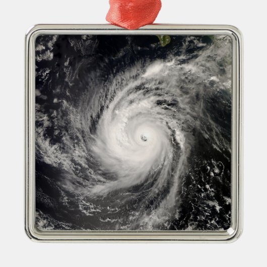 Orkaan Norbert uit Mexico Metalen Ornament (Voorkant)