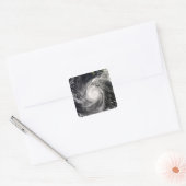 Orkaan Norbert uit Mexico Vierkante Sticker (Envelop)