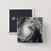 Orkaan Norbert van Mexico 2 Vierkante Button 5,1 Cm (Voorkant /achterkant)