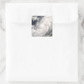 orkaan Omar Vierkante Sticker (Tas)