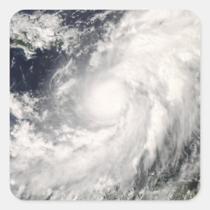 orkaan Omar Vierkante Sticker