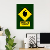 Orkaan Oversteek Poster (Thuiskantoor)