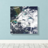 orkaan Paloma 2 Canvas Afdruk (Insitu (Houten vloer))