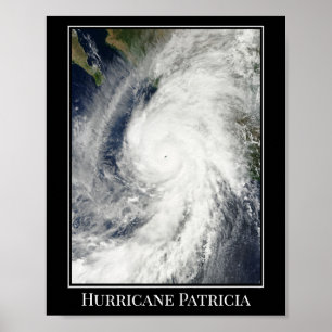 Orkaan Patricia Poster