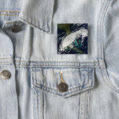 Orkaan Paula 2 Vierkante Button 5,1 Cm (In situ)