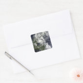 orkaan Paula Vierkante Sticker (Envelop)