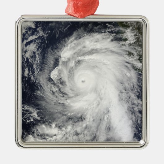 Orkaan Rick ten zuidwesten van Baja California Metalen Ornament (Voorkant)