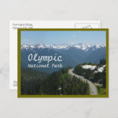 Orkaan Ridge (Olympic N.P.) met tekst Briefkaart (Voorkant / Achterkant)