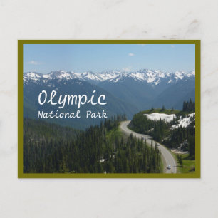 Orkaan Ridge (Olympic N.P.) met tekst Briefkaart