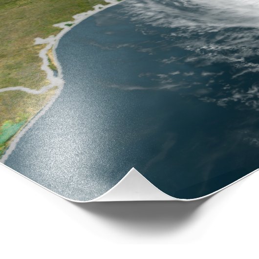 orkaan Rita 2 Foto Afdruk (Hoek)