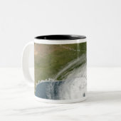 orkaan Rita 2 Tweekleurige Koffiemok (Voorkant links)