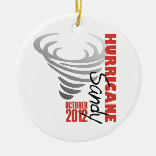 orkaan Sandy 2012 Keramisch Ornament