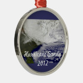 orkaan Sandy 2012 Metalen Ornament (Rechts)