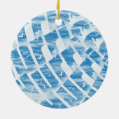 orkaan Sandy Keramisch Ornament (Achterkant)