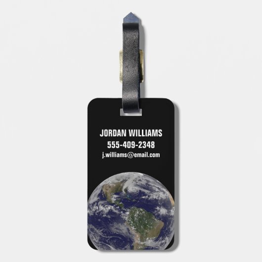 Orkaan Sandy langs de oostkust van de VS. 2 Bagagelabel (Achterkant verticaal)