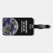 Orkaan Sandy langs de oostkust van de VS. 2 Bagagelabel (Achterkant horizontaal)