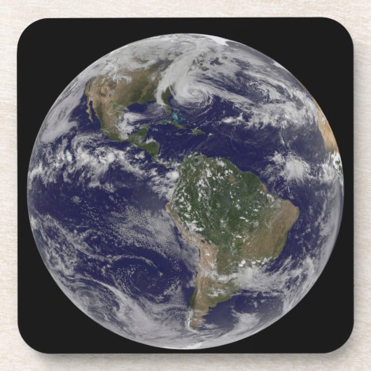 Orkaan Sandy langs de oostkust van de VS. 2 Bier Onderzetter (Voorkant)