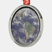 Orkaan Sandy langs de oostkust van de VS. 2 Metalen Ornament (Links)