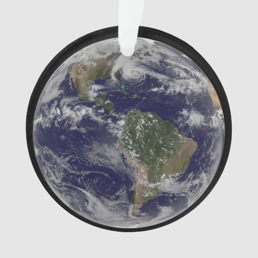 Orkaan Sandy langs de oostkust van de VS. 2 Ornament (voorkant)