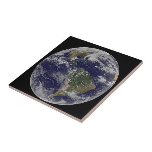 Orkaan Sandy langs de oostkust van de VS. 2 Tegeltje (Zijkant)