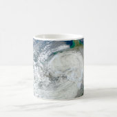 Orkaan Sandy langs de oostkust van de VS. 3 Koffiemok (Center)