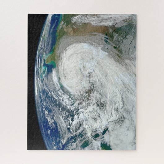 Orkaan Sandy langs de oostkust van de VS. 3 Legpuzzel (Verticaal)