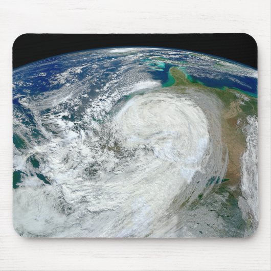 Orkaan Sandy langs de oostkust van de VS. 3 Muismat (Voorkant)