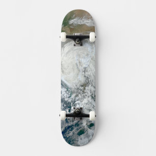 Orkaan Sandy langs de oostkust van de VS. 3 Persoonlijk Skateboard