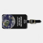 Orkaan Sandy langs de oostkust van de VS. Bagagelabel (Voorkant horizontaal)