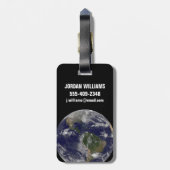 Orkaan Sandy langs de oostkust van de VS. Bagagelabel (Achterkant verticaal)