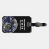 Orkaan Sandy langs de oostkust van de VS. Bagagelabel (Achterkant horizontaal)