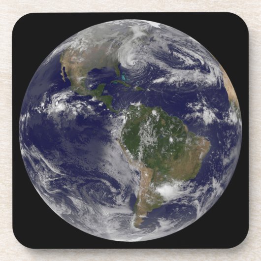 Orkaan Sandy langs de oostkust van de VS. Bier Onderzetter (Voorkant)