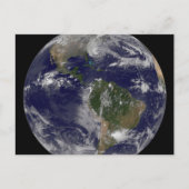 Orkaan Sandy langs de oostkust van de VS. Briefkaart (Voorkant)